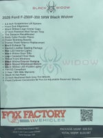 2026 Ford F-250SD Black Widow